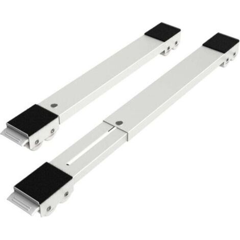 Roulettes extensibles pour lave-linge et réfrigérateur, robustes, roulettes de support pour lave-linge et réfrigérateur, pour le déménagement, lave-linge et sèche-linge, base mobile (1/4)