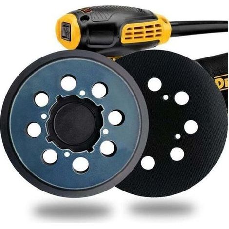 Lot de 2 patins de rechange pour ponceuse DeWalt DWE64233 & N329079 compatibles avec DWE6423/6423K, DWE6421/6421K, DWE6421-B2, DWE6421-B3, DWE6421-BR, 1-BR, 1 DCW210 B (1/4)