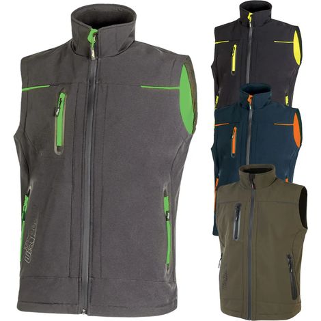 Gilet da Lavoro U-Power Universe Verde M
