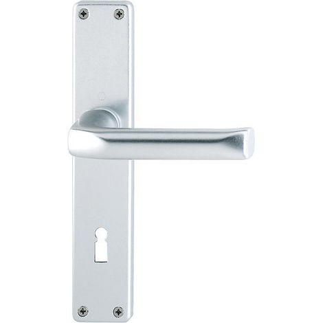 HOPPE® Drückergarnitur mit Langschild London 113/202SP, Aluminium, 6675326