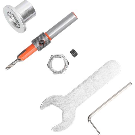 Fraise à chanfreiner en carbure de 8 mm pour le travail du bois, hauteur réglable de 2,5 à 10,5 mm, extracteur de vis Remon Demolition (1/5)