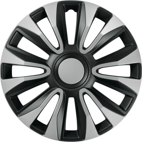 Avalone Silver & Black - Set 4 Copricerchi - D.13" (1/2)