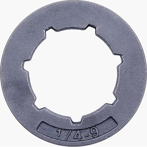 Pignon de tronçonneuse 1/4" .250 pas 9 dents, 7 cannelures, pour Husqvarna 50 51 55 254 340 345 346 XP Jonsered 490, 590, 450 (1/5)