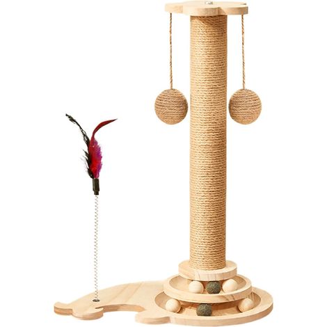 Griffoir pour Chat,Poteau à Griffes Affûtées pour Chats (1/5)