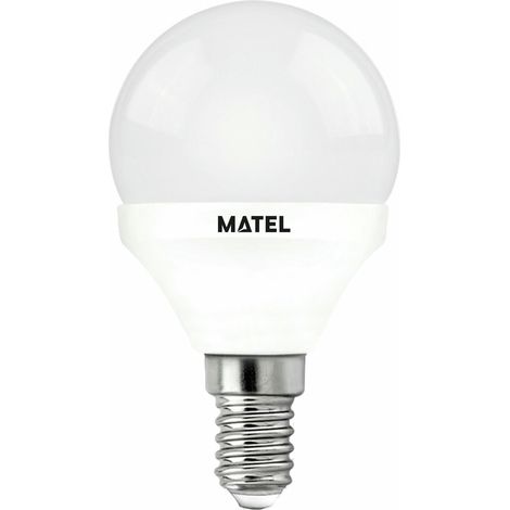 Bombilla LED Esférica 3 Intensidades E14 5W Cálida Matel (1/4)