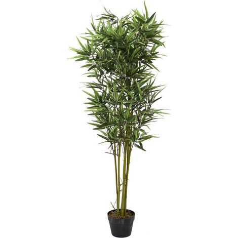 Plante Artificielle "Bambou" 150cm Vert (1/2)