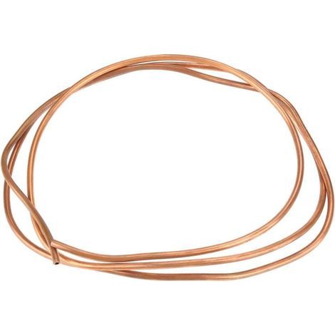Weiches Kupferrohr – 2 m, T2, weiches Kupfer-Spulenrohr, Innendurchmesser 4 mm, Außendurchmesser 5 mm, Dicke 0,5 mm, für die Kühlung (1/4)