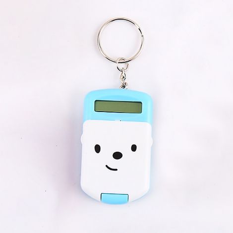 Calculette mignonne portable bleue, outil de calcul sûr et inodore pour étudiants et enfants. (1/5)