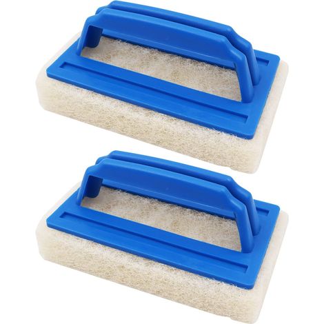 Lot de 2 Brosses Murales Balai Piscine avec Poignée pour Spas, Piscine, Aquarium (1/5)