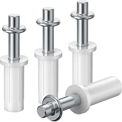 Pivots supérieurs de porte pliante double – Lot de 4 pièces en acier inoxydable – Conception à ressort pour installation facile – Accessoire de porte coulissante (1/4)