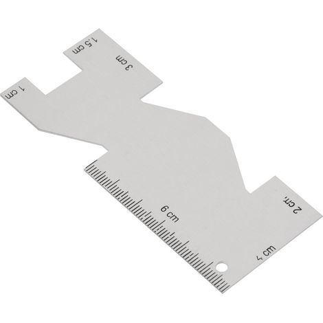 Règle de matelassage en métal, règle de couture durable, résistante à la rouille, calibrage précis, flexible pour le traitement artisanal