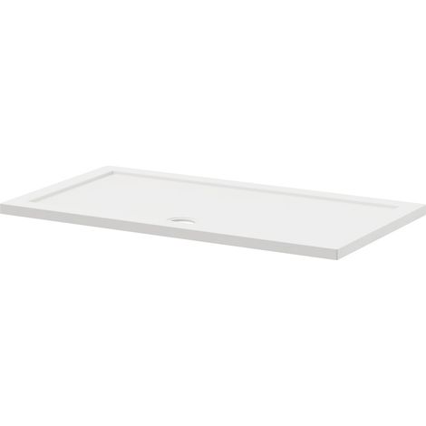 Pearlstone Slip Resistant 1400mm x 760mm x 40mm Rectangular Shower Tray (1/4)