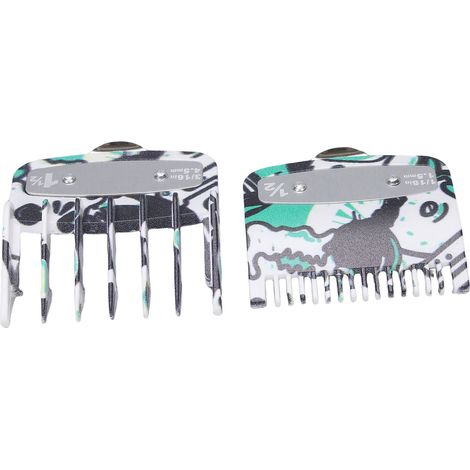Lot de 2 sabots de rechange pour tondeuse à cheveux, avec marquages numérotés (1/5)