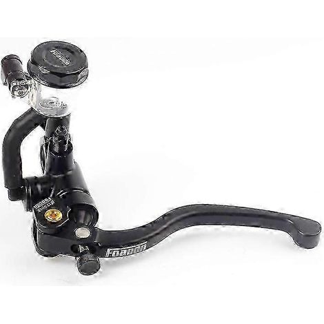17,5 rcs Pompe de frein et d'embrayage Maître-cylindre Levier de guidon de moto Embrayage hydraulique Moteur de course pour 22 mm Honda Yamaha Suzuki (Noir gauche) (1/5)