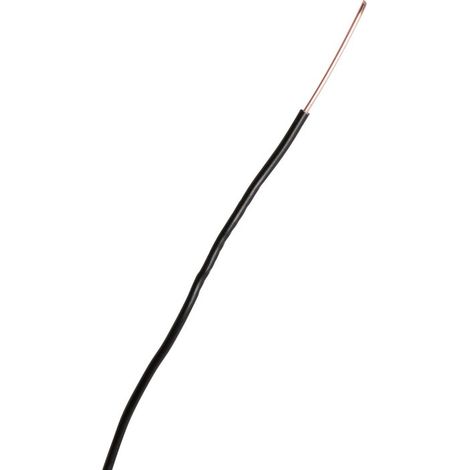 Schwarzes H07VU Kabel 1,5 mm² C100m