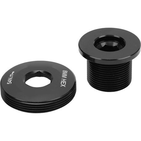 M18 M30 Kurbelschrauben aus Aluminiumlegierung, Tretlagerschrauben für Rennräder und Mountainbikes, Schwarz (1/5)