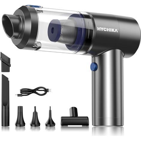 Aspirateur à Main sans Fil - 19 kPa Mini aspirateur de Voiture - 2600mAh - Débit d'air - Moteur sans balais - Vidage de la poussière à Un Bouton - Filtre Lavable pour Voiture, canapé, Poils (1/5)