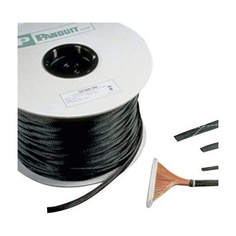 Panduit SE25P-TR0 guaina intrecciata nera flessibile e resistente