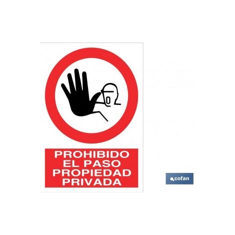 SeÑal poliestireno 210x148mm