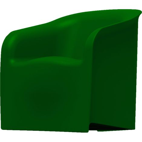 Poltrona Sedia da Giardino 69x72 cm in Resina Arkema Lady Verde Scuro