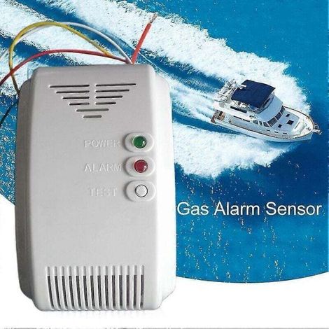 Capteur d'alarme de gaz 12 V Alarme Propane Butane GPL Camping-car naturel (1/4)