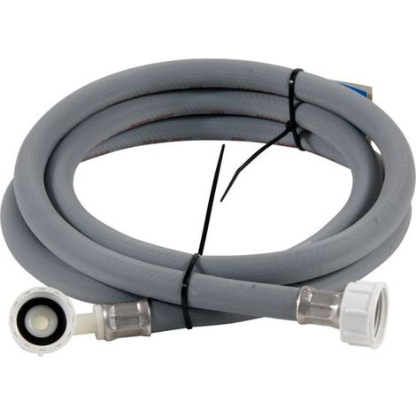 Tuyau d'alimentation en eau 400 cm – Raccord 3/4" – Tube PER pour lave-linge – Remplacement facile et rapide – (1/2)