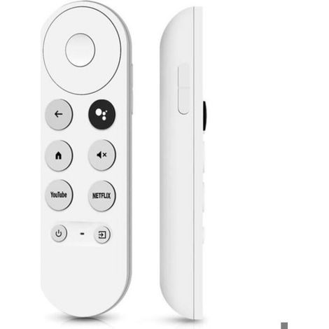 Télécommande Chromecast Google TV - Bluetooth Et Infrarouge - Compatible Avec Google Assistant - 1 Pièce (1/4)