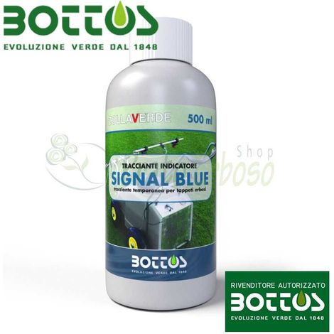 Traceur pour pelouse 500 ml – Non-toxique – Indicateur de distribution – Compatible avec herbicides et engrais liquides – Bottos