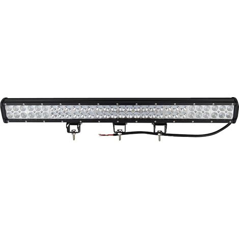 Barra de luz LED, patrón de haz combinado, clasificación de impermeabilidad IP67, 28 pulgadas, 180 W, no requiere cableado. (1/2)