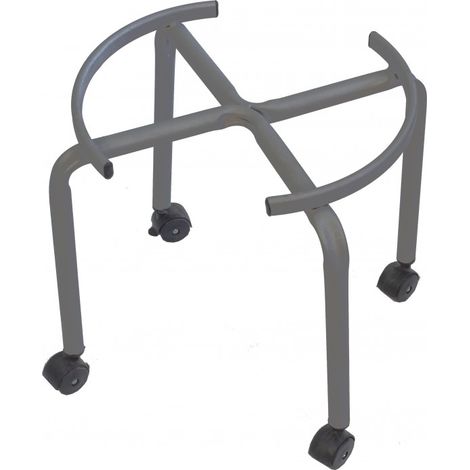 Soporte de cilindro de aceite Modelo Alto L 30 con ruedas - Cm Ø interior 32 Tecnokit