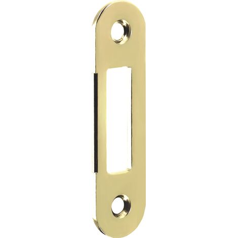 Bonaiti CONTROPIASTRA B/TONDO mm.240x22 ottone lucido