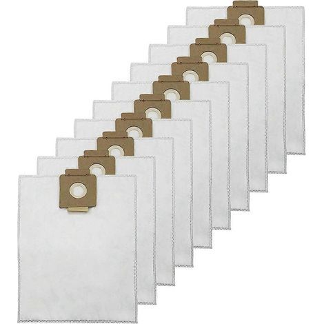 Confezione da 10 sacchetti raccoglipolvere di ricambio per aspirapolvere Kärcher T7, T7/1, T8/1, T12/1 e DS5300. Sacchetti con filtro a 5 strati. (1/5)