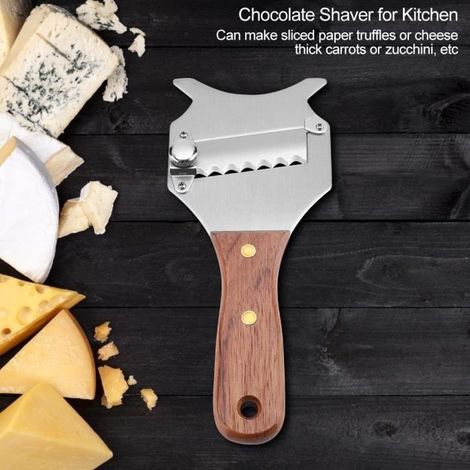 Rasoir à chocolat fromage truffe à lame réglable tranches en acier inoxydable gadget de cuisine (1/4)
