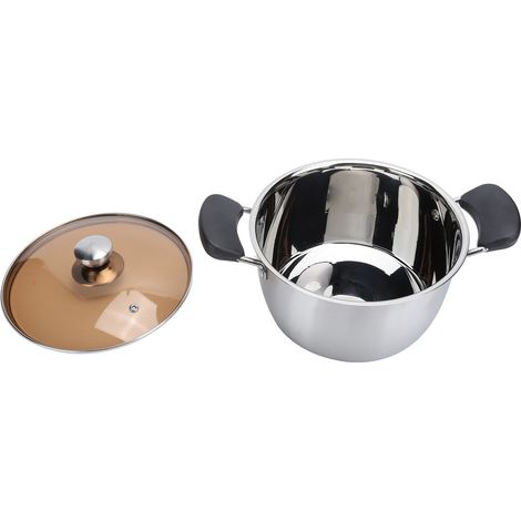 Casserole en Acier Composite Épaisse de 20cm pour Préparations Bébé et Soupes - Ustensile de Cuisine (1/5)