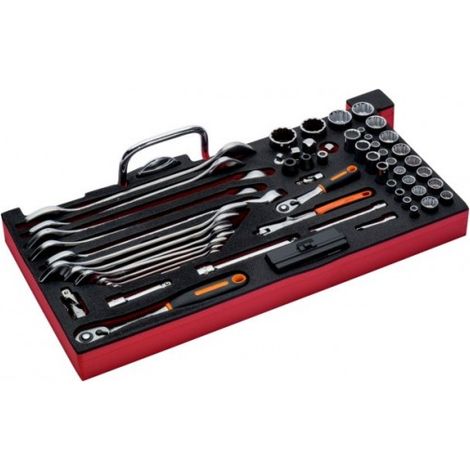 BAHCO - Jeu d'outils en pouces, module pr caisse à outils métallique 1483K/1483KHD-77pc