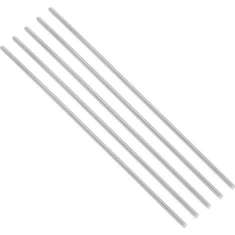 5Pcs 10-24 UNC Tige Filetée en Acier Inoxydable 304 250mm Longueur (1/5)