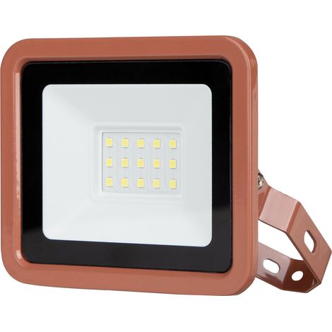 Projecteur LED REV Eco+, 10W, 6500K, 800lm, blanc froid, IP65, terracotta