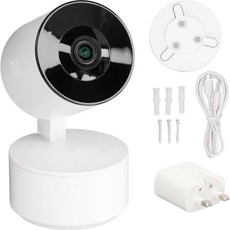 Caméra de surveillance sans fil, 1080p, Wi-Fi, vision nocturne, 100-240 V (1/5)