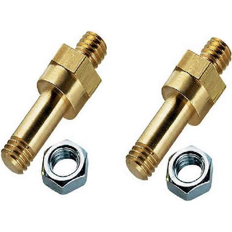 2 vis en cuivre à montage latéral pour batterie, boulon de borne de batterie latérale 3/8 pouce-16 (1/5)