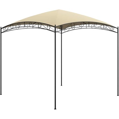Belvédère 3x3x2,65 m Crème 180 g/m² (1/5)