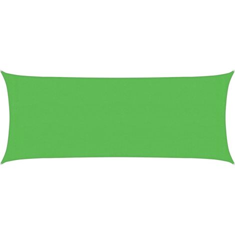 Vela Parasole  Telo Ombra  Parasole a Vela 160 g/m² Verde Chiaro 2x5 m in HDPE (1/4)