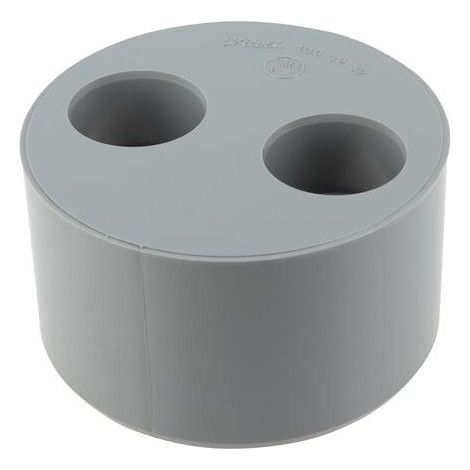 Spina di riduzione incorporata PVC maschio 100 mm, femmina 32/32 mm.