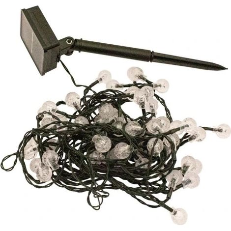 Ghirlanda luminosa solare da giardino con 60 LED, lunga 10 metri. (1/5)