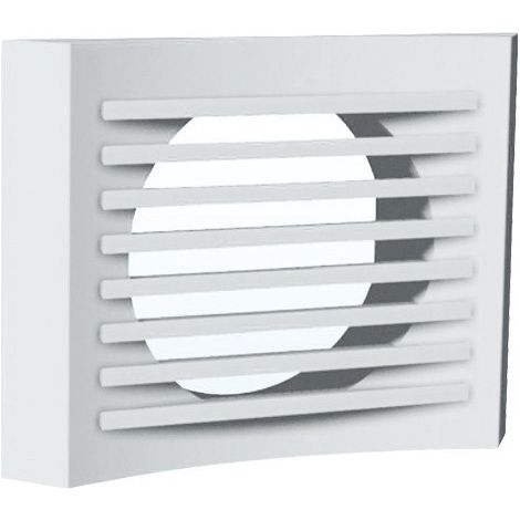 Terminal métallique plafond de diffusion/extraction, finition alu gris, D 100 mm S&P (UNELVENT) 852135