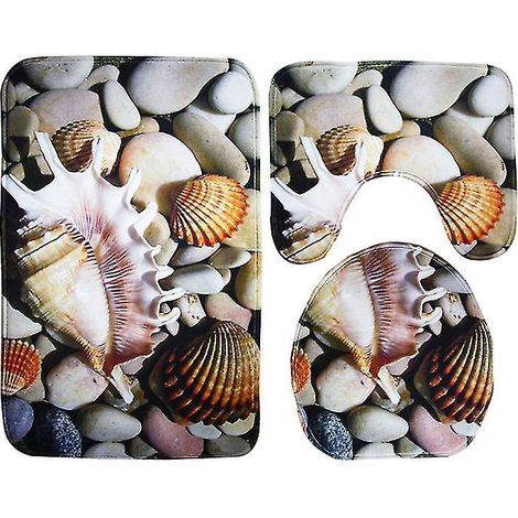 Ensemble de 3 tapis de toilette