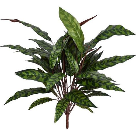 90cm Fire Retardant Artificial Peacock Foliage Bush (1/2)