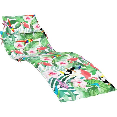 Coussin d'extérieur,Coussin de chaise longue multicolore tissu oxford CFW917671 (1/5)