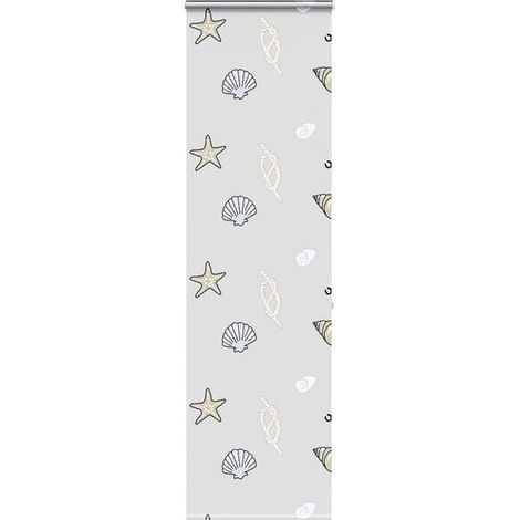 Store enrouleur de douche avec coffre intégré, largeur du tissu 56 cm. (1/5)