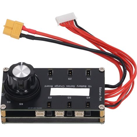 Carte de charge d'équilibrage de batterie 1S GNB27 PH2.0, prises série 1 à 6, adaptateur de charge d'équilibrage pour IMAX B8 (1/5)