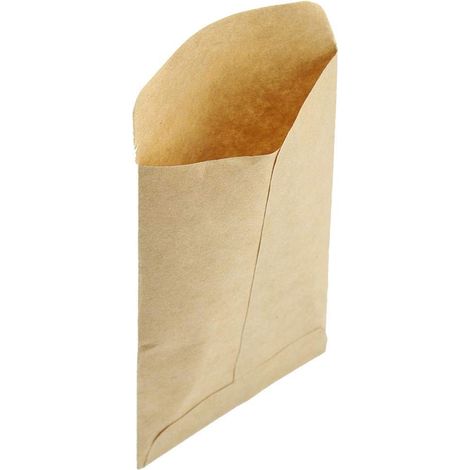 100 PCS Sacs Kraft Hybrides enveloppes de semences Kraft Papier Sacs maïs graines de Riz blé Emballage Sac de Stockage Fait de Papier Kraft de qualité Sac de Rangement des graines(6  11cm).